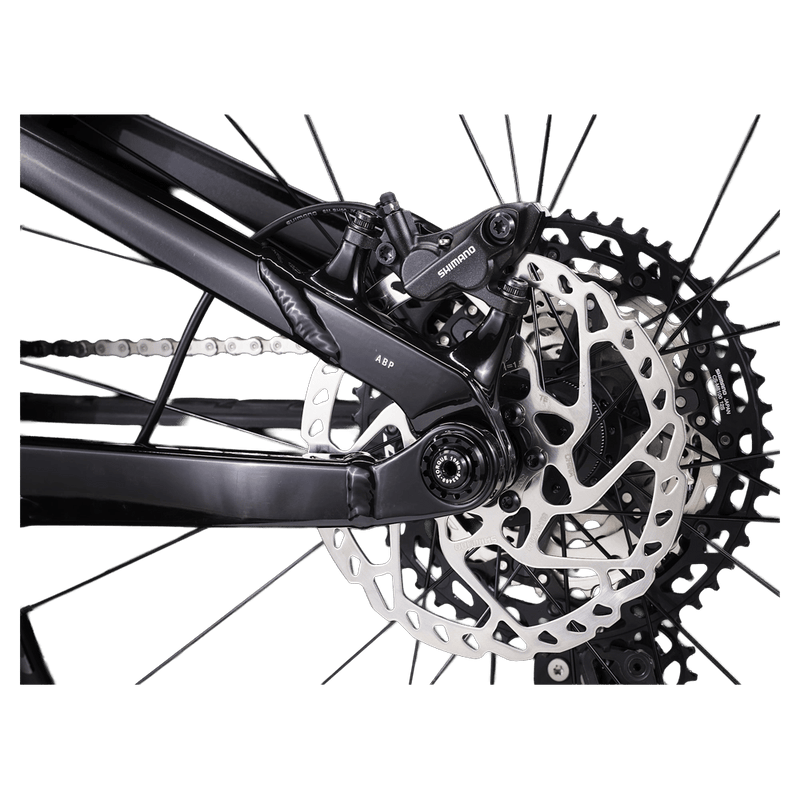 2023 Trek Fuel EX 8 Gen 6 mountain bike with a grey to black gradient frame, full suspension, and knobby tires.