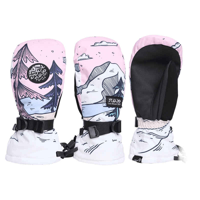 Front view of Rojo Trip Mitt - Womens in Mountain Scape