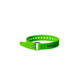 Green Voile strap with holes and aluminum buckle with black Voile branding.