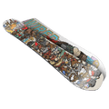Wired 2027 Chris Haslam Artist Snowboard featuring a colorful cartoon gnome graphic and large blue Wired logo.