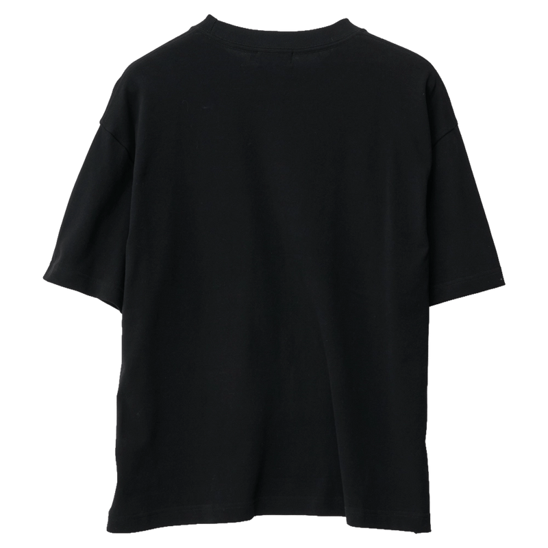 Back view of the X Large Vertical Gorilla Fit Tee in colour Black
