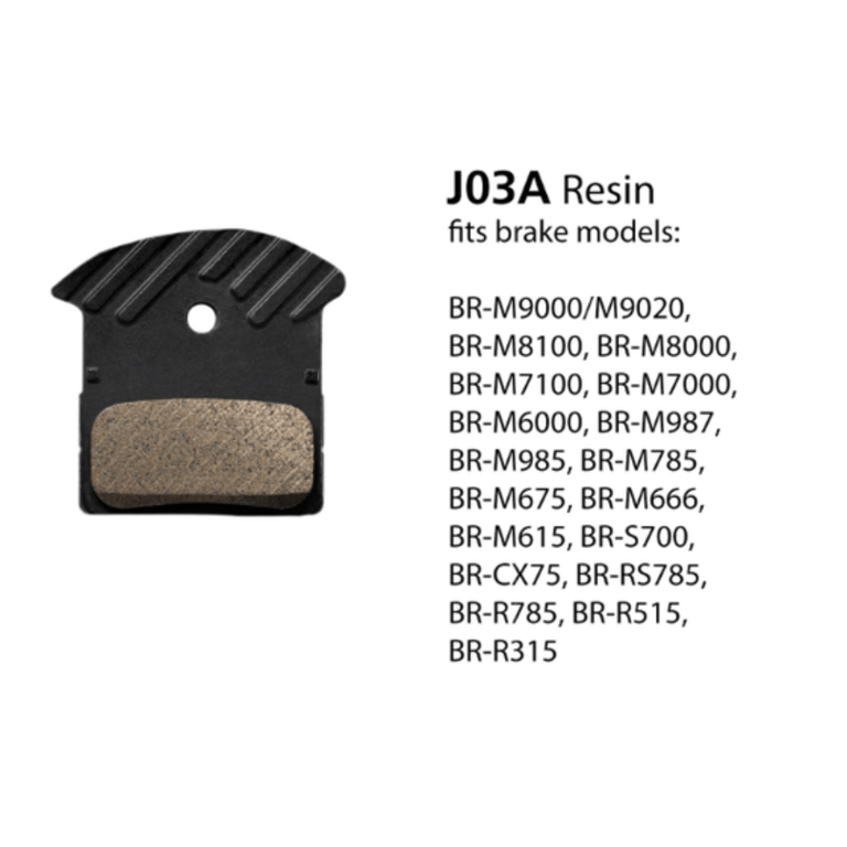 Bike Resin Pad w/ Fin & Spring BR-M9000