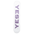 Bottom view of the YES 2027 Basic Womens TrueTwin Snowboards, 26/27 's model