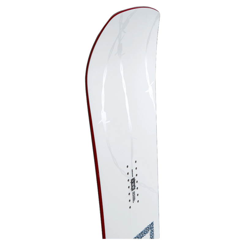 Top view of the YES 2027 Sender TrueTwin Snowboards, 26/27 's model