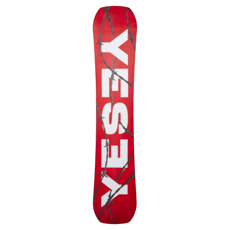 Bottom view of the YES 2027 Sender TrueTwin Snowboards, 26/27 's model