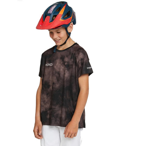 Brown Tie Dye jersey for kids.