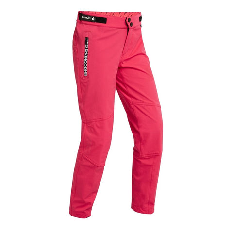 Youth pink mtb pants.