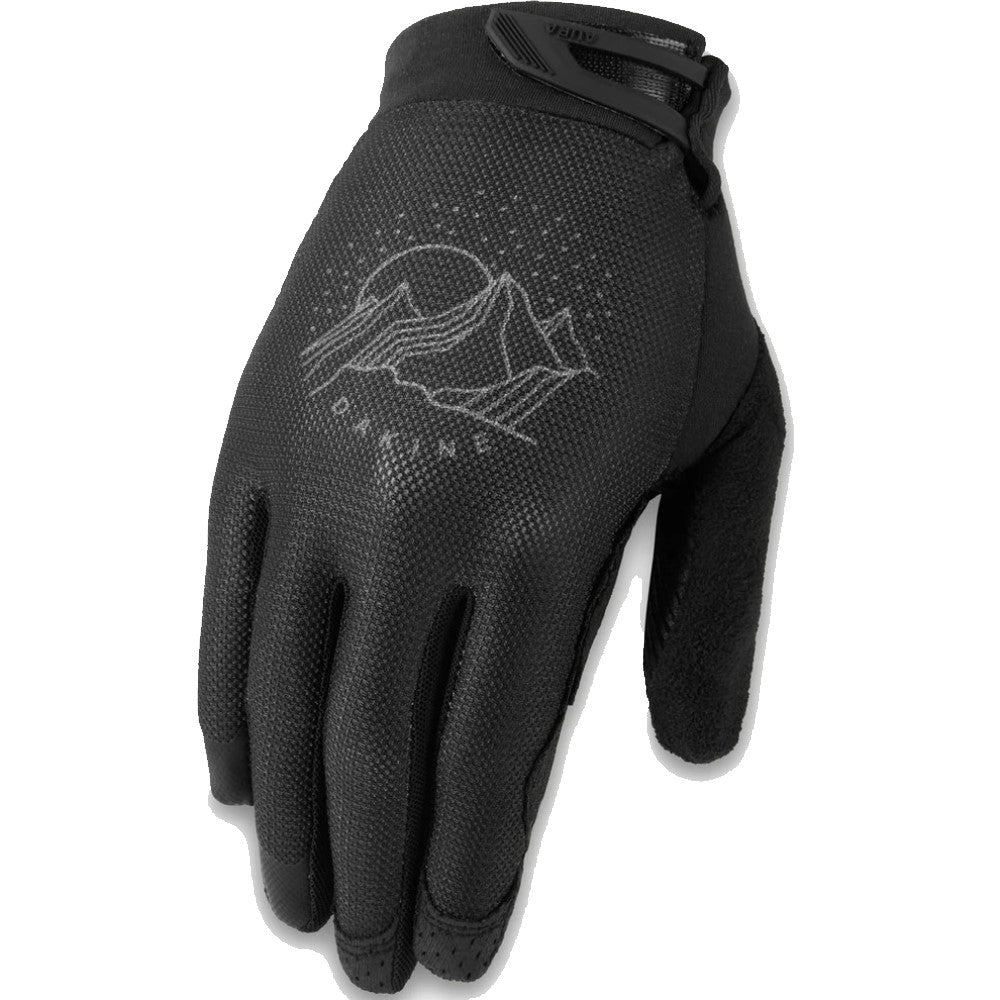 Womens Dakine Aura bike glove in black colour.