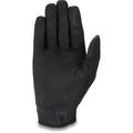 Men's black bike glove with black fabric palm.