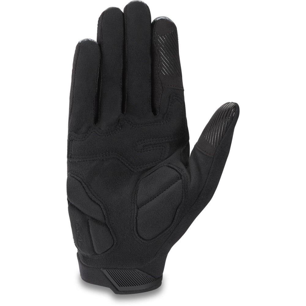 Men's bike glove with padded black fabric palm.
