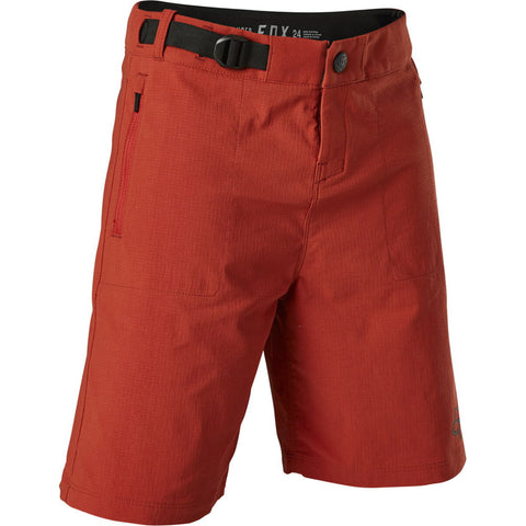 Red bike shorts for kids.