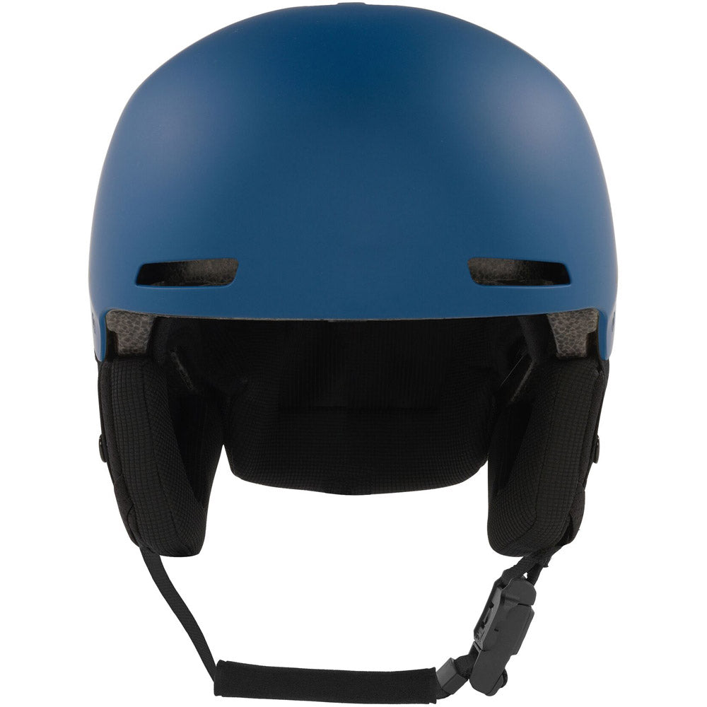 Front view of Oakley Mod 1 Pro snow Helmet in Poseidon featuring Mip protection, BOA fit system and magnetic fidlock