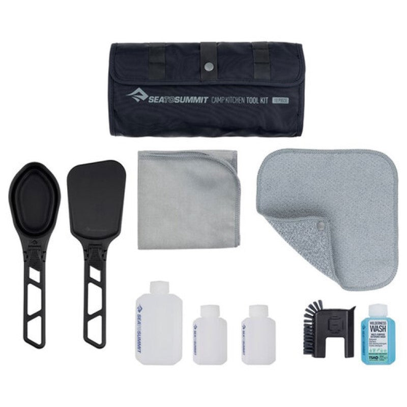 Camp Kitchen Tool Kit inc Soap 10 Piece Set