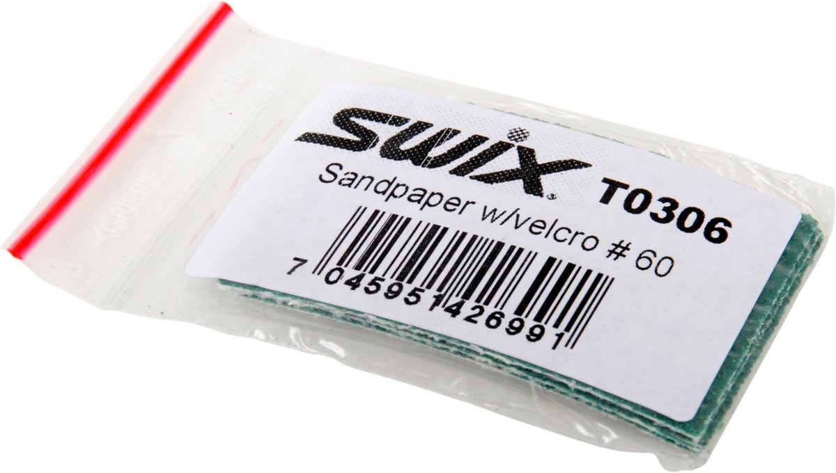 Swix Sand Paper w/ 60 Grit Velcro
