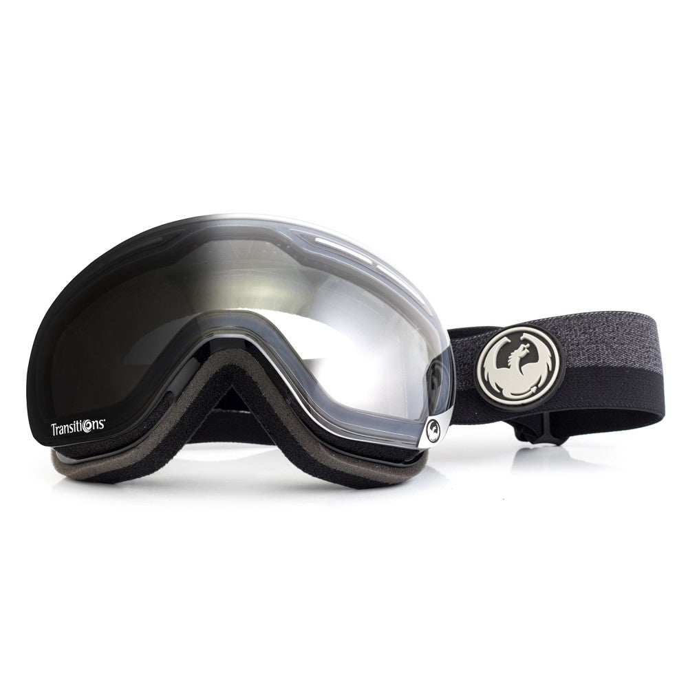 Dragon Transitions: One Pair of goggles with one lens for ALL conditions.