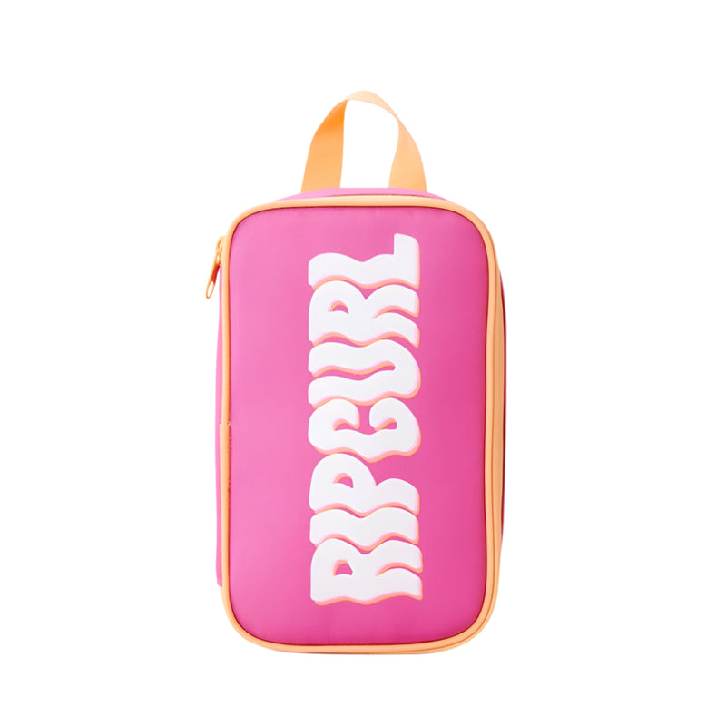 Front image of the Rip Curl Lunch Box Mixed in Hot Pink
