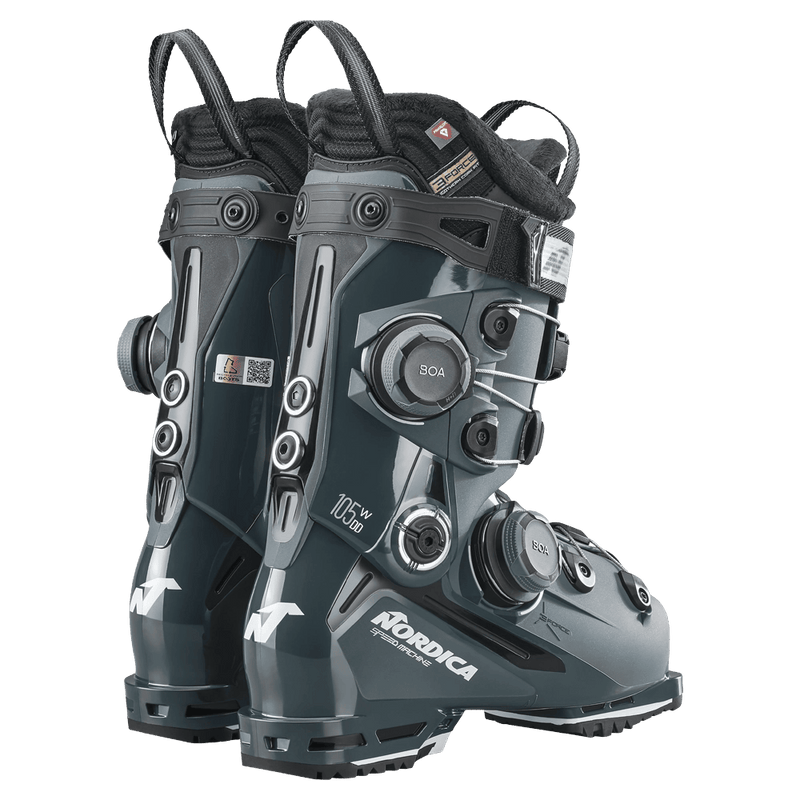 Rear view of Nordica Speedmachine 3 105 Double BOA Ski Boots - Womens