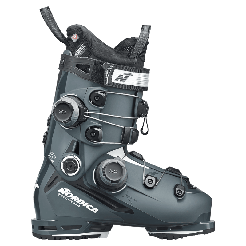 Side view of Nordica Speedmachine 3 105 Double BOA Ski Boots - Womens