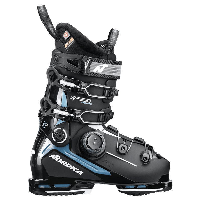 Side view of Nordica Speedmachine 3 95 BOA Ski Boots - Womens