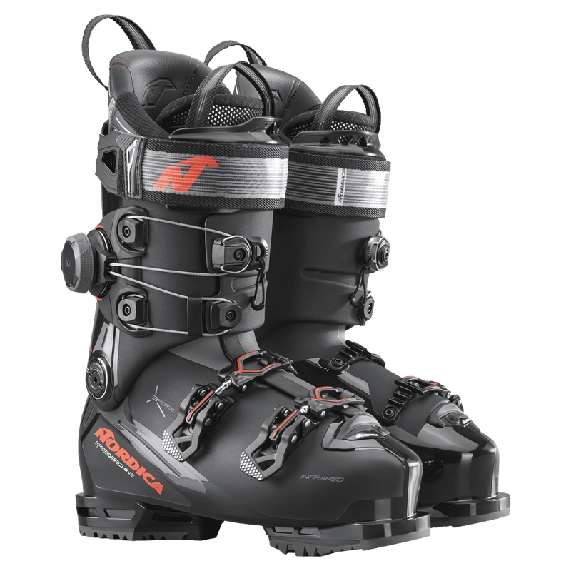 45 Degree view of Nordica Speedmachine 3 130 Cuff BOA Ski Boots
