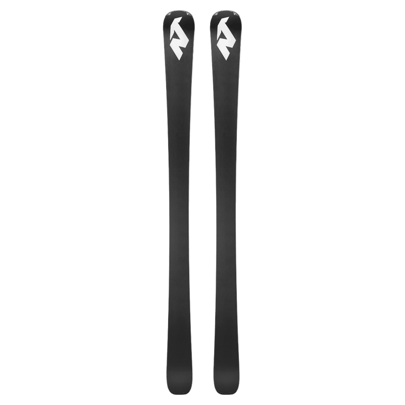 Base view of the Nordica 2027 Wild Belle DC 84 Ski w/ Binding for Women, featuring a all black base with white branding