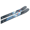 Top view of the Nordica 2027 Enforcer 99 Ski, featuring a spliced graphic design in red, blue, and black