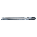 Top view of the Nordica 2027 Enforcer 89 Ski, featuring a spliced graphic design in black, grey, and blue.