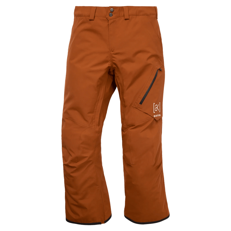 Product view of the Burton AK Cyclic Gore-Tex 2L Snowboard Pants in Chestnut Brown