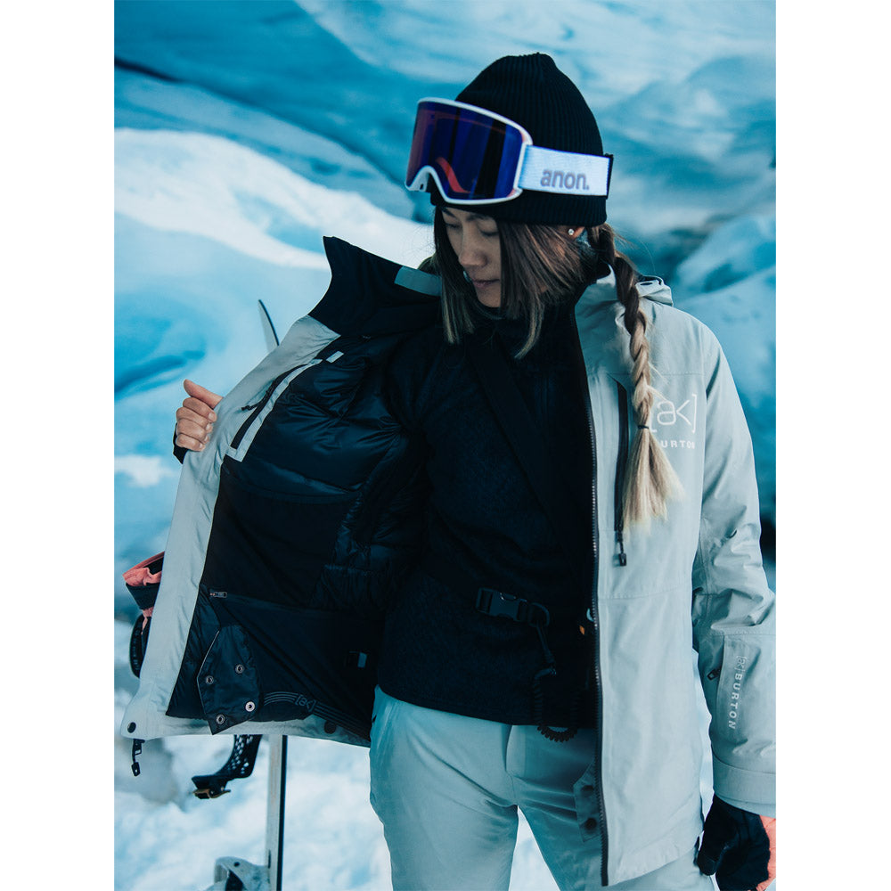 Burton AK Flare GoreTex 2L Down Snowboard Jacket Womens Rhythm Snowsports.