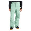 Front cropped view of a man wearing the  Burton AK Swash Gore-Tex 2L Snowboard Pants in soft sage