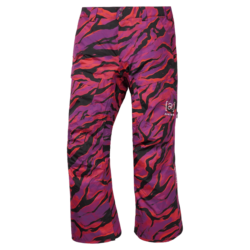 Product view of the Burton AK Swash Gore-Tex 2L Snowboard Pants in slash multi