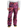 Front cropped view of a man wearing the  Burton AK Swash Gore-Tex 2L Snowboard Pants in slash multi