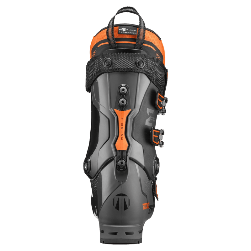 Rear view of Tecnica Mach1 110 HV TD GW Ski Boots