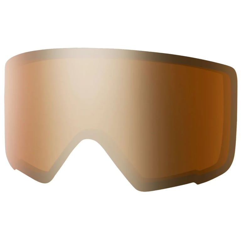 Anon Mig spare goggle lens with a bronze mirrored finish and cylindrical shape.