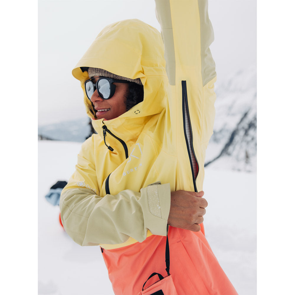 Yellow snowboard sales jacket womens