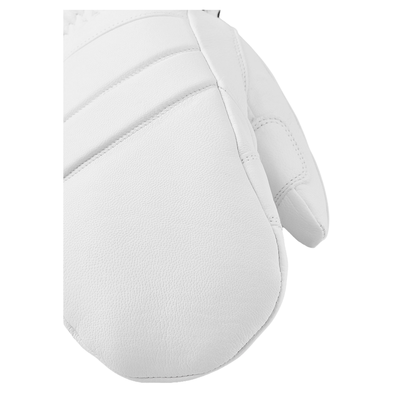 View of Hestra Leather Fall Line Mitt - Womens in colour White.