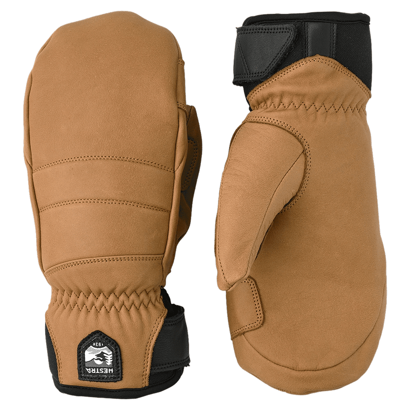 View of Hestra Leather Fall Line Mitt - Womens in colour Cork.