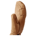 View of Hestra Leather Fall Line Mitt - Womens in colour Cork.