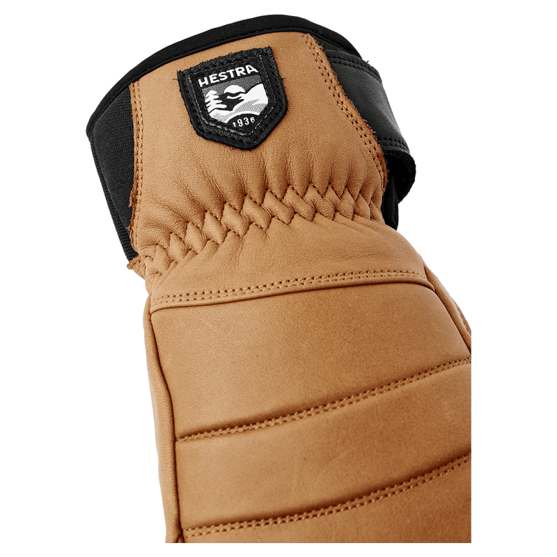View of Hestra Leather Fall Line Mitt - Womens in colour Cork.