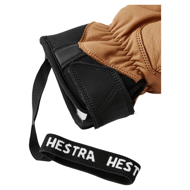 View of Hestra Leather Fall Line Mitt - Womens in colour Cork.