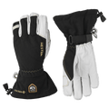Hestra Army Leather Gore-Tex 5 Finger Glove in colour Black/White.