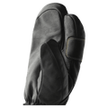 View of Hestra Army Leather Gore-Tex 3 Finger Glove in Black/Black.