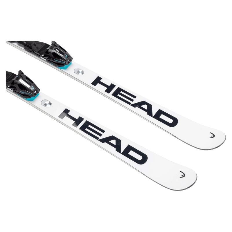 Tip view of Head 2027 WC Rebel e-GS Team Ski w/ Binding - Kids