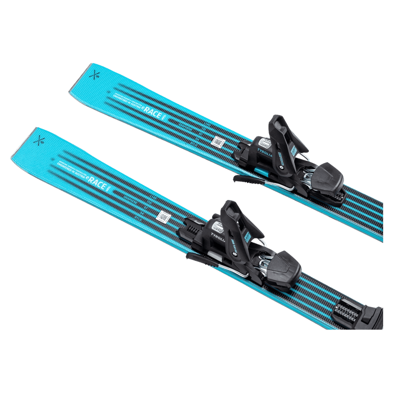 Tail view of Head 2027 WC e.Race Team SW Jr Ski w/ Bindings - Kids