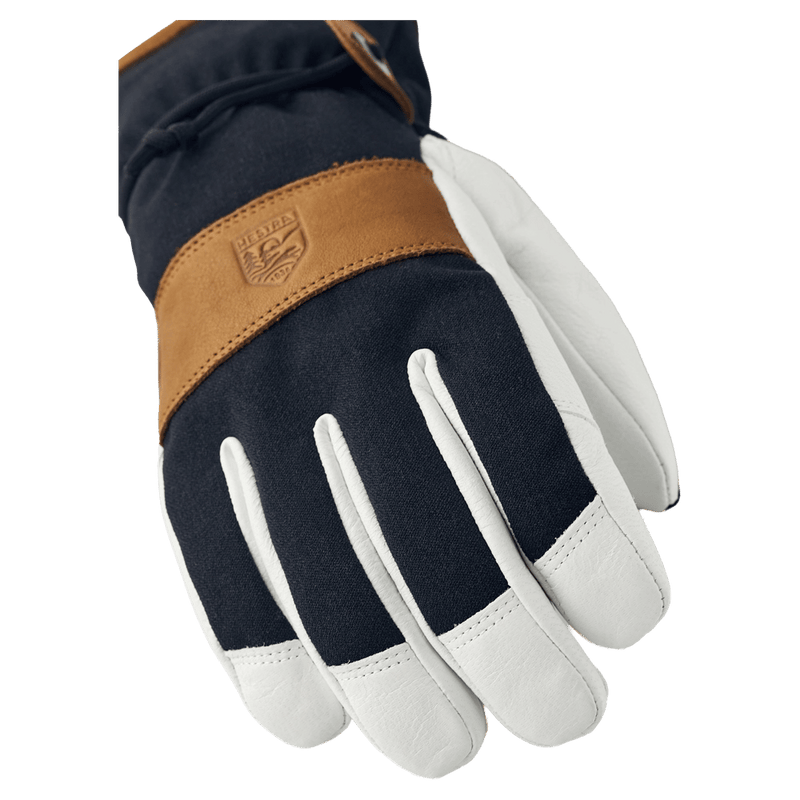 View if Hestra Voss CZone 5 Finger Glove in colour Black/Cork.