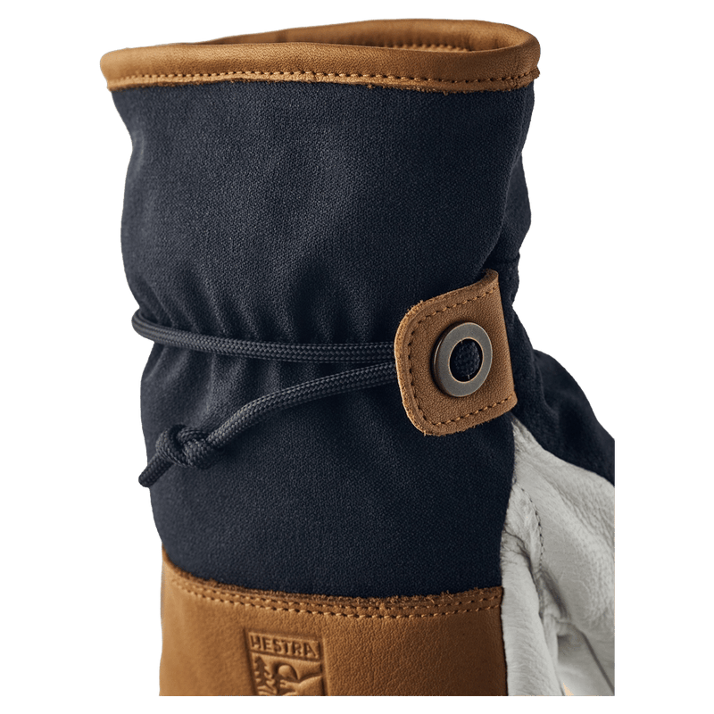 View if Hestra Voss CZone 5 Finger Glove in colour Black/Cork.