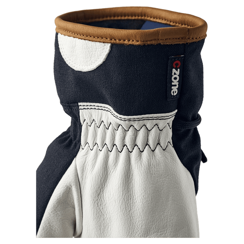 View if Hestra Voss CZone 5 Finger Glove in colour Black/Cork.