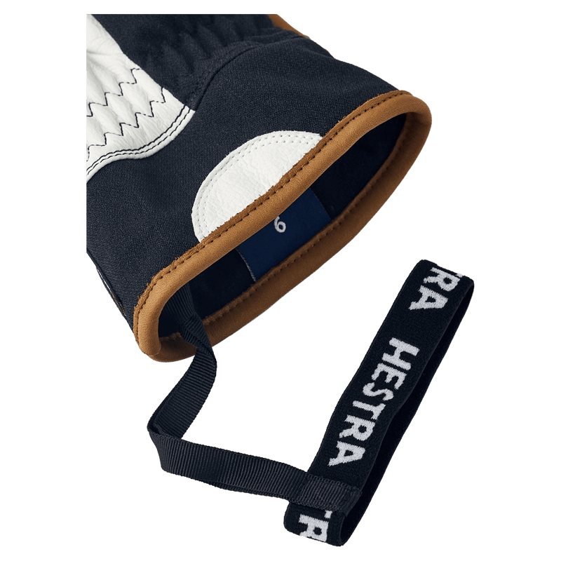 View if Hestra Voss CZone 5 Finger Glove in colour Black/Cork.