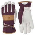 View if Hestra Voss CZone 5 Finger Glove in colour Bordeaux.