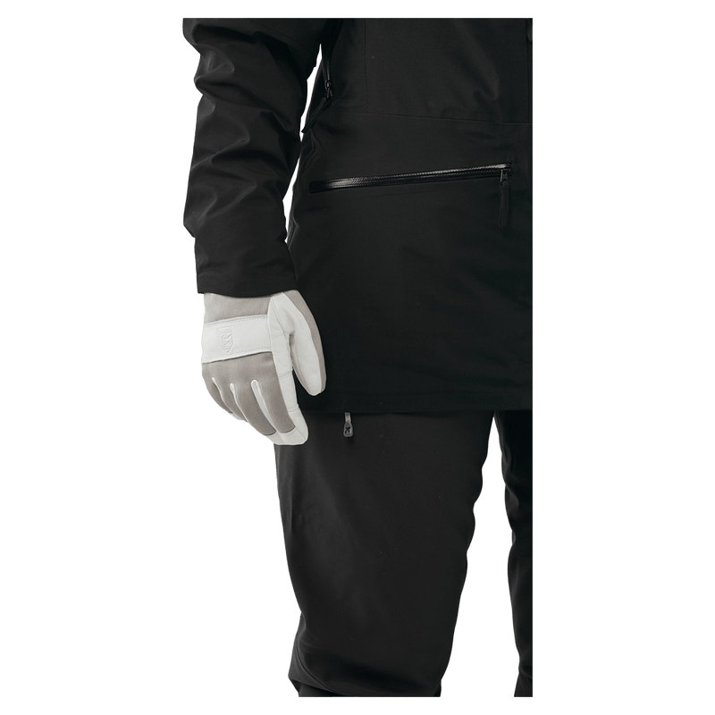 View if Hestra Voss CZone 5 Finger Glove in colour Beige/White